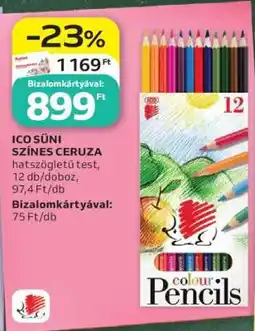 Auchan ICO Süni színes ceruza ajánlat