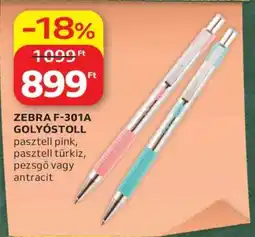 Auchan ZEBRA F-301A GOLYÓSTOLL ajánlat