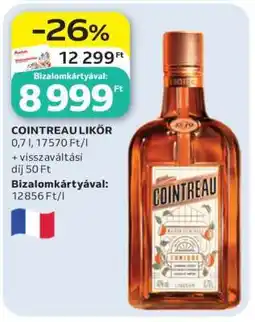 Auchan COINTREAU LIKŐR ajánlat