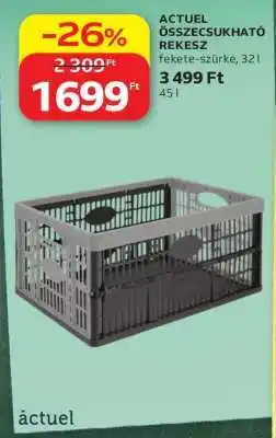 Auchan ACTUEL Összecsukható Rekesz ajánlat