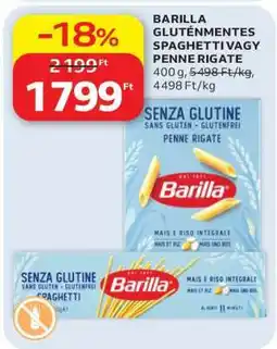 Auchan BARILLA GLUTÉNMENTES SPAGHETTI VAGY PENNE RIGATE ajánlat