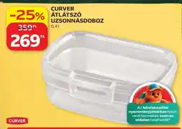 Auchan CURVER ÁTLÁTSZÓ UZSONNÁSDOBOZ ajánlat