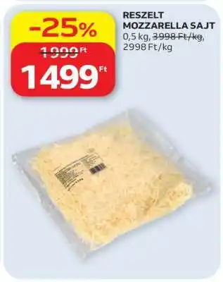 Reszelt Mozzarella Sajt