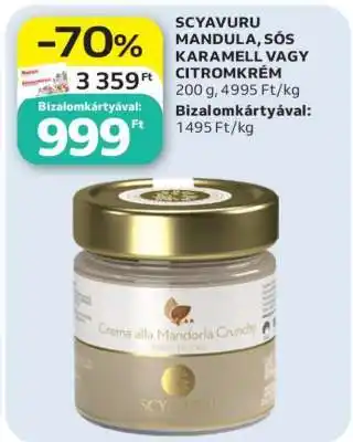 SCYAVURU MANDULA, SÓS KARAMELL VAGY CITROMKRÉM