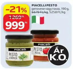 Auchan PIACELLI PESTO ajánlat