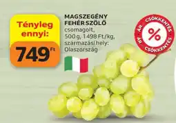 Auchan Magszegény Fehér Szőlő ajánlat