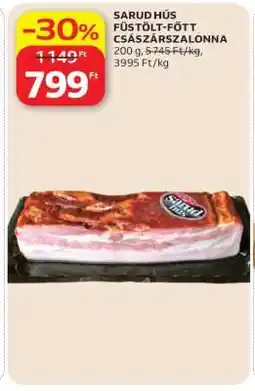 Auchan SARUD HÚS FÜSTÖLT-FŐTT CSÁSZÁRSZALONNA ajánlat
