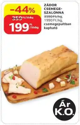 Auchan ZÁDOR CSEMEGE-SZALONNA ajánlat