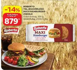 Auchan ROBERTO TELJES KIŐRLÉSŰ MAXI HAMBURGER ZSEMLE ajánlat