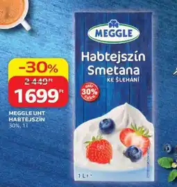 Auchan MEGGLE UHT Habtejszín ajánlat