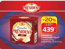 Auchan Président Camembert sajt ajánlat