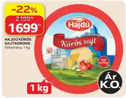 Auchan Hajdú Körös sajtkorong ajánlat