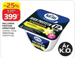 Auchan Milli High Protein krémtúró ajánlat