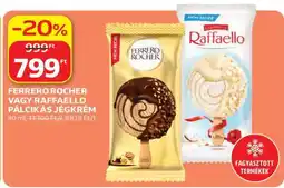 Auchan FERRERO ROCHER VAGY RAFFAELLO PÁLCIKÁS JÉGKRÉM ajánlat