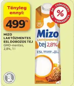 Auchan Mizo Laktózmentes ESL Dobozos Tej ajánlat
