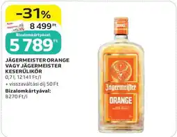 Auchan JÄGERMEISTER ORANGE VAGY JÄGERMEISTER KESERŰLIKŐR ajánlat