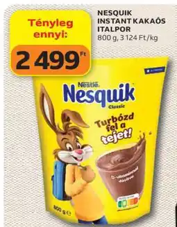 Auchan NESQUIK INSTANT KAKAÓS ITALPOR ajánlat