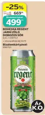Auchan BOHEMIA REGENT JARNÍ ZÖLD DOBOZOS SÖR ajánlat