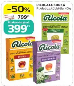 Auchan Ricola cukorka ajánlat
