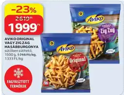 Auchan AVIKO Original vagy Zig Zag hasábburgonya ajánlat