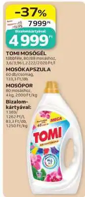 Auchan TOMI Mosógél ajánlat
