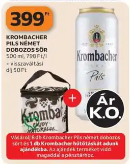 Auchan Krombacher Pils Német Dobozos Sör ajánlat