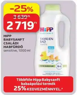 Auchan HiPP Babysanft családi habfürdő ajánlat