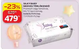 Auchan SILKY BABY NEDVES TÖRLŐKENDŐ ajánlat