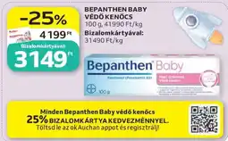 Auchan BEPANTHEN BABY VÉDŐ KENŐCS ajánlat