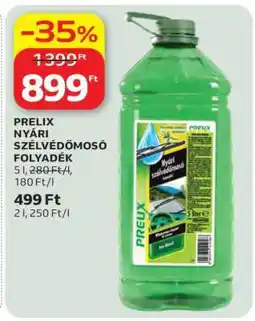 Auchan PRELIX Nyári Szélvédőmosó Folyadék ajánlat