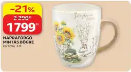 Auchan NAPRAFORGÓ MINTÁS BÖGRE ajánlat