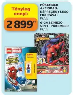 Auchan PÓKEMBER AKCIÓBAN-KÉPREGÉNY LEGO FIGURÁVAL ajánlat