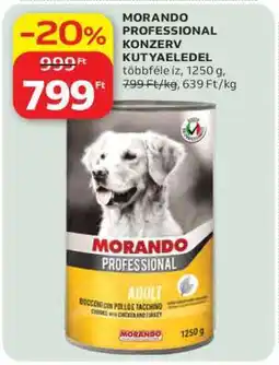 Auchan MORANDO PROFESSIONAL KONZERV KUTYAELEDEL ajánlat