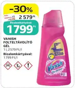 Auchan VANISH FOLTELTÁVOLÍTÓ GÉL ajánlat