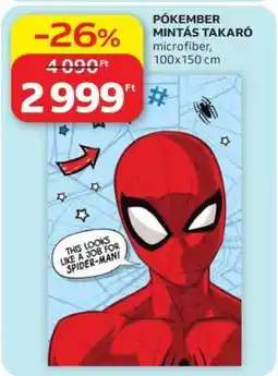 Auchan PÓKEMBER MINTÁS TAKARÓ ajánlat