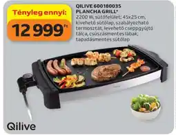 Auchan QILIVE 600180035 PLANCHA GRILL ajánlat