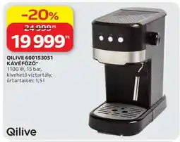 Auchan QILIVE 600153051 KÁVÉFŐZŐ ajánlat