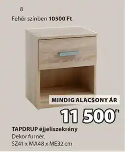 JYSK TAPDRUP éjjeliszekrény ajánlat