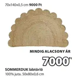 JYSK SOMMERDUK lábtörlő ajánlat