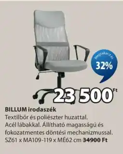JYSK BILLUM irodaszék ajánlat