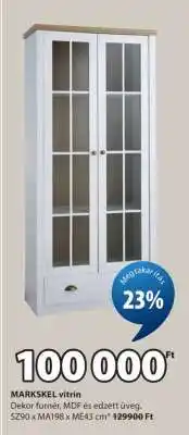 JYSK MARKSKEL vitrin ajánlat