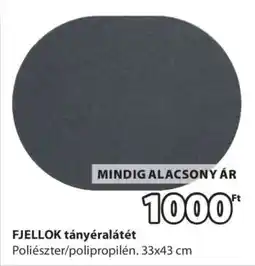 JYSK FJELLOK tányéralátét ajánlat