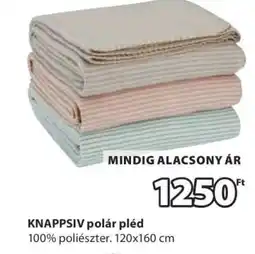 JYSK KNAPPSIV polár pléd ajánlat