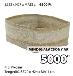 JYSK FILIP kosár ajánlat