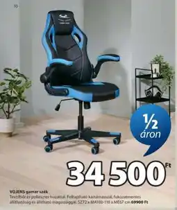 JYSK VOJENS gamer szék ajánlat