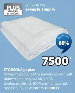 JYSK STORSOLA paplan ajánlat