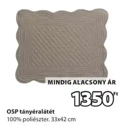 JYSK OSP tányéralátét ajánlat