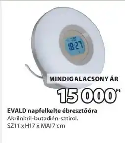 JYSK EVALD napfelkelte ébresztőóra ajánlat