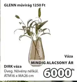 JYSK DIRK váza ajánlat