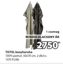 JYSK TISTEL konyharuha ajánlat